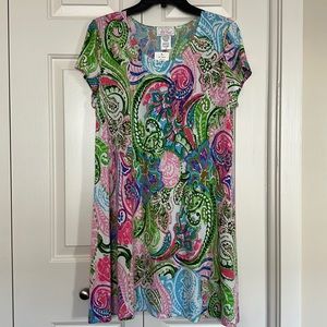 Pullover print dress